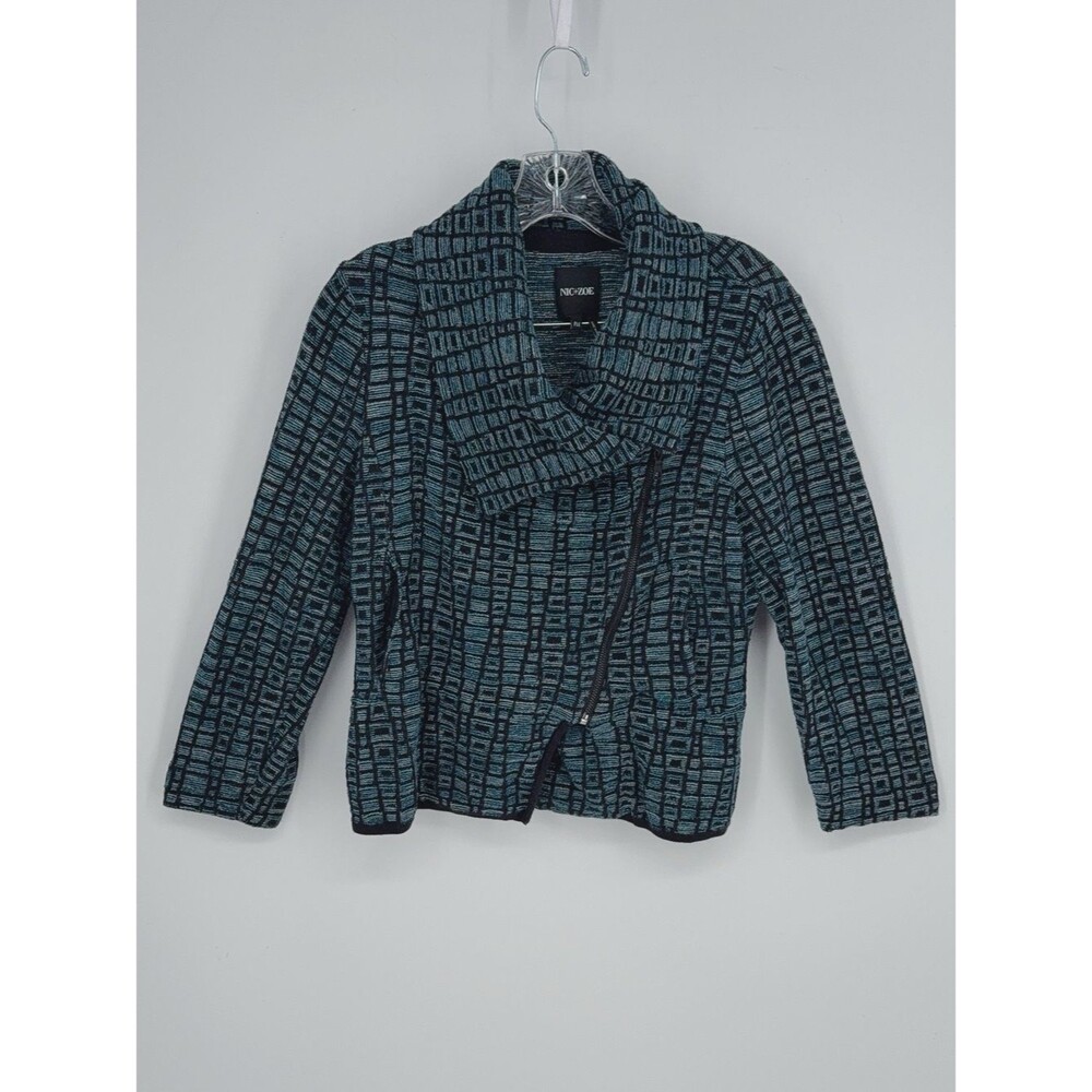 NIC+ZOE Tweed Jacket asymmetrical